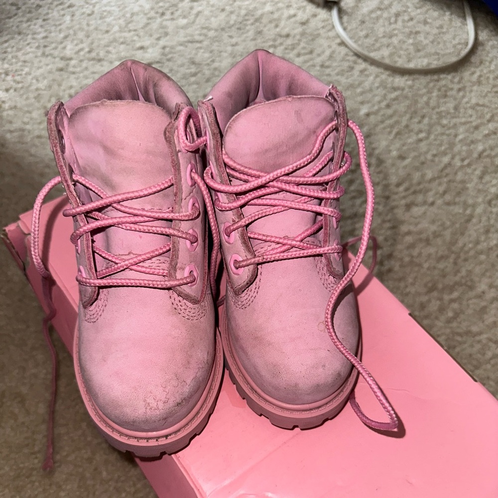 Pink timberlands